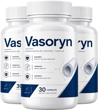 Vasoryn Cardiovascular Support Formula three bottle package
